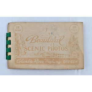 Vintage Beautiful Scenic Photos 12 Views Columbia River Highway Oregon Souvenir